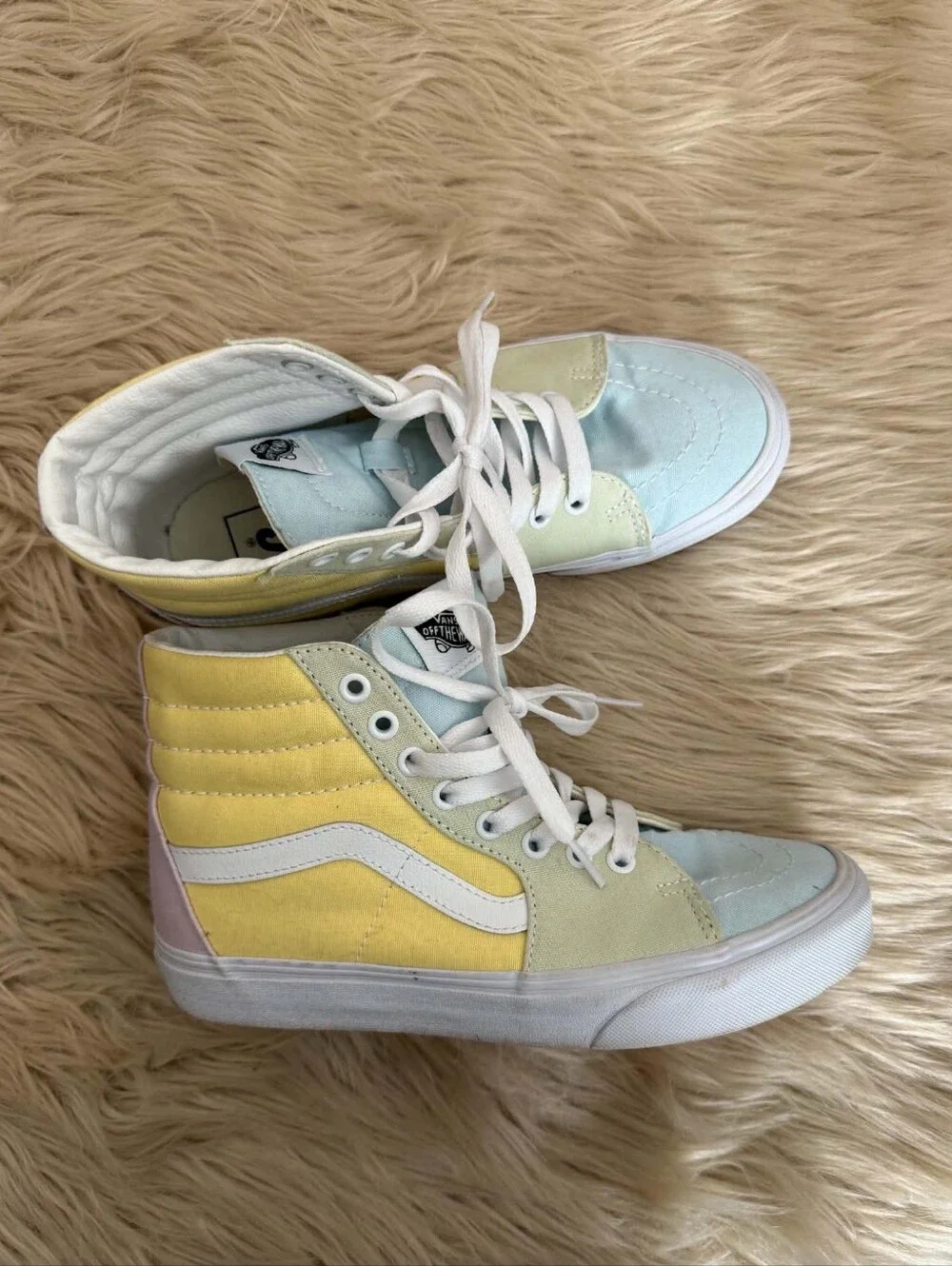 Vans Sk8-Hi High-top Sneakers Multicolor Pastel Men's Size 6.5